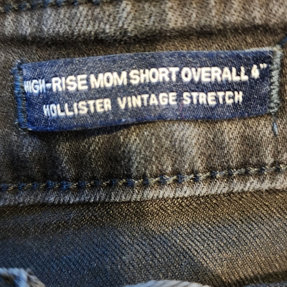 Hollister Women's Dark Denim Overalls - Picture 8 of 9